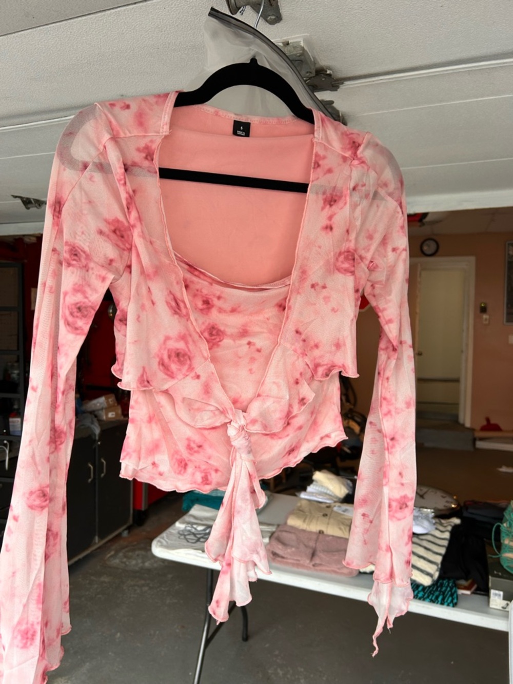 Layered Mesh SHEIN Top